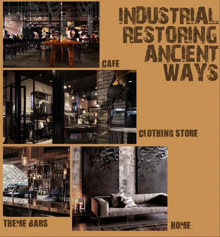 Industrial restaurant chandelier pendant light by Simples Market, shown in cafe, bar, and home settings