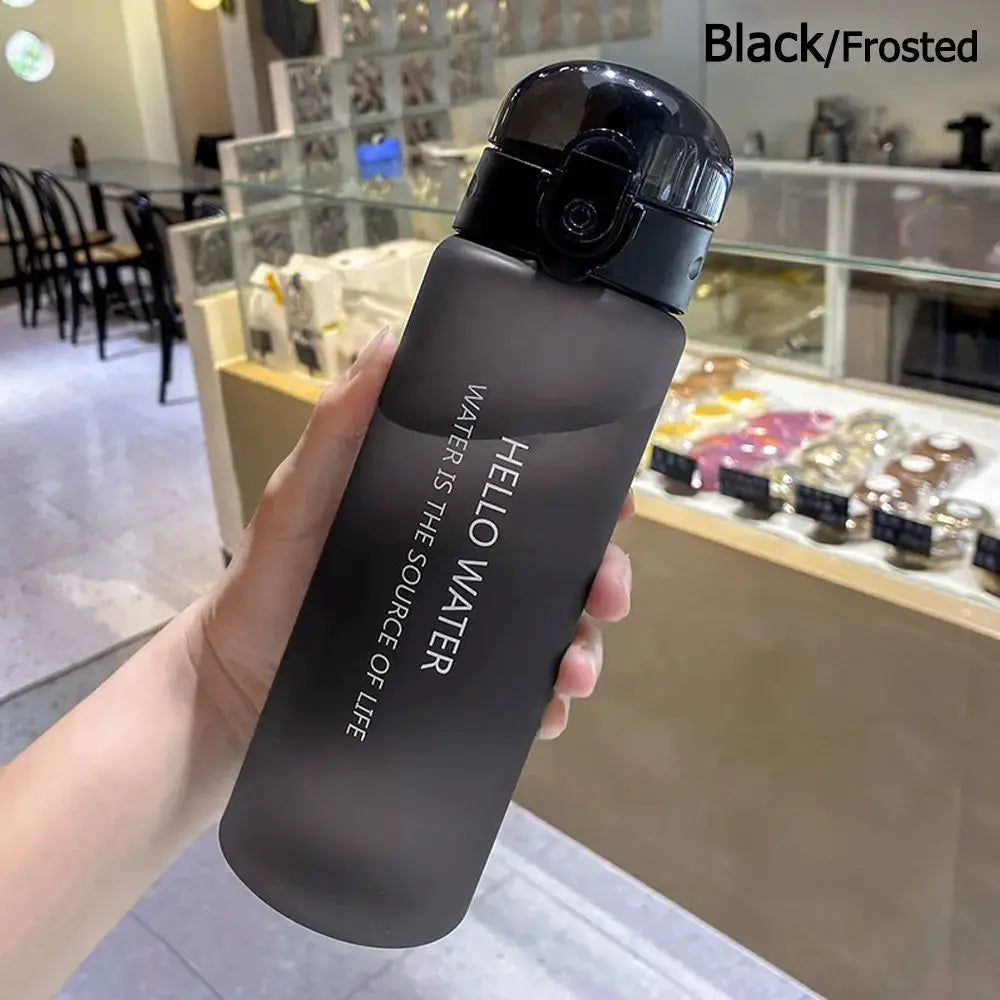 Sports Transparent Water Bottle 780ml Portable Gym Travel Clear Leakproof Drinking Bottle Frosted