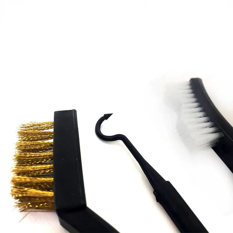 Allsome Double End Steel Wire Brush And Nylon Pick Set Universal Hunting Gun Cleaning Kit Tactical Rifle Cleaning Tool