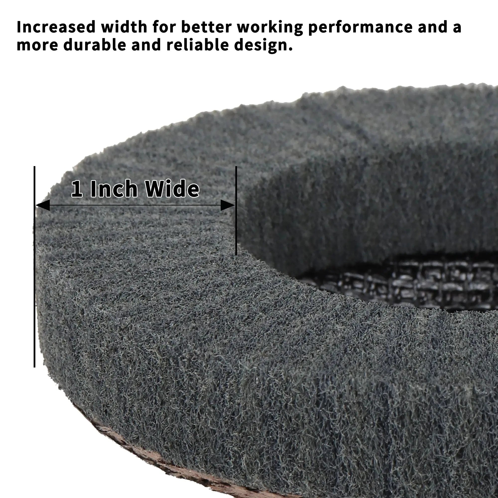 SIFANG Nylon Fiber Flap Polishing Wheel Disc 4 Inch 4.5 Inch 5 Inch 600 Grit for Angle Grinder Wood Metal Buffing