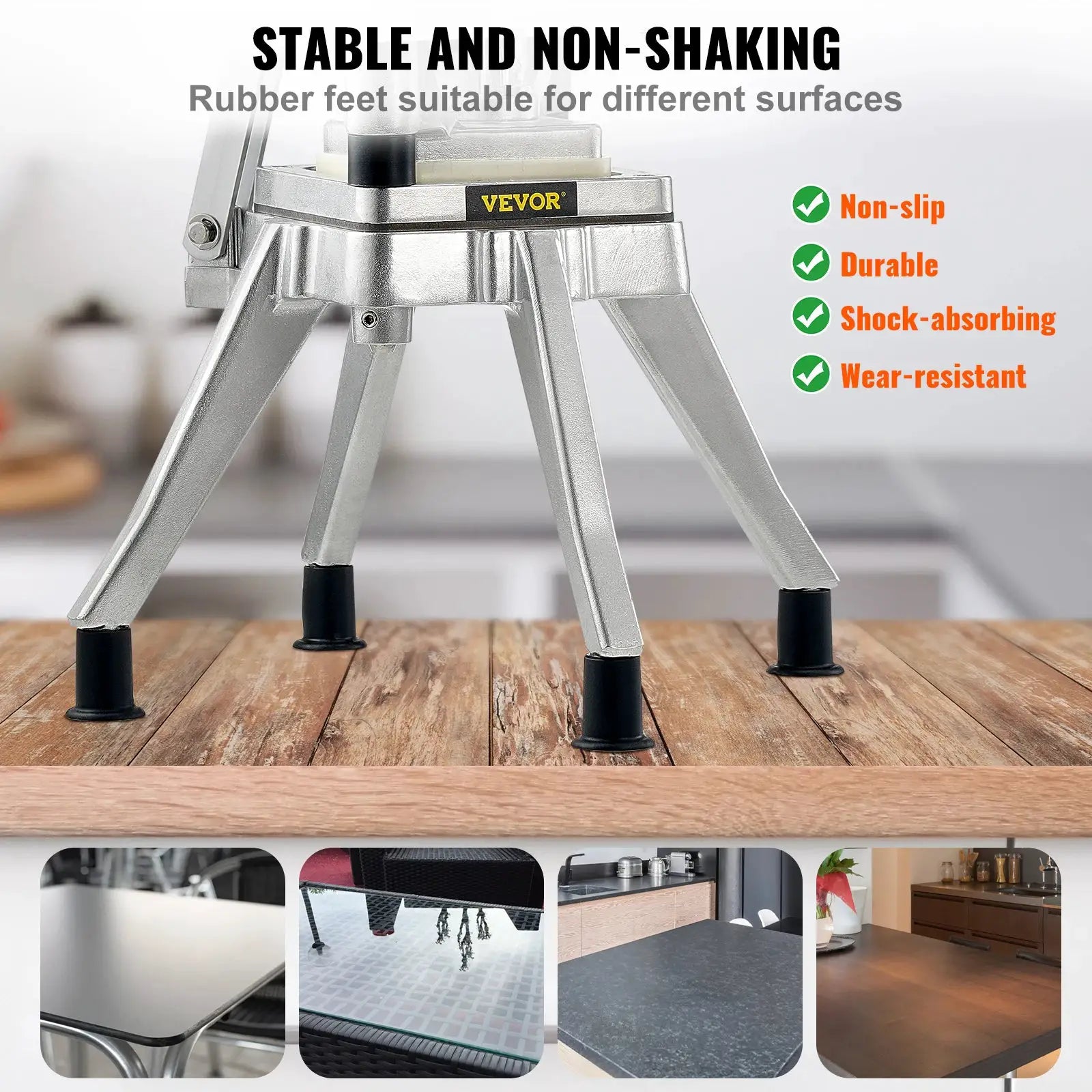 French Fry Cutter Onion Slicer Stainless Steel Vegetable Dicer