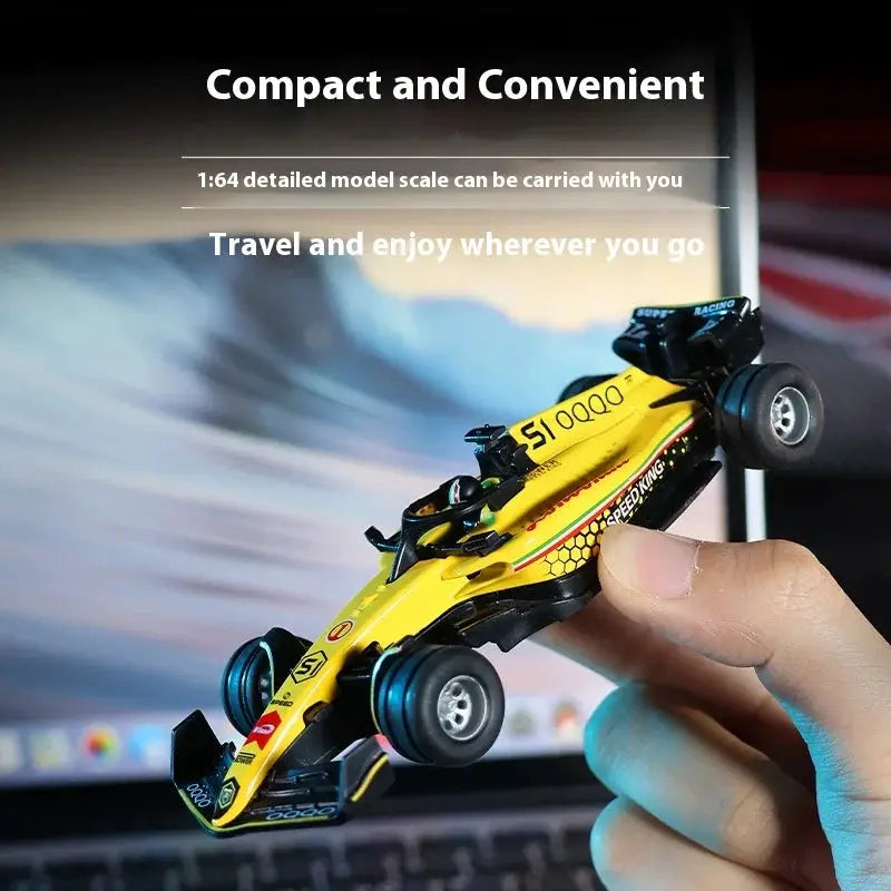 2025 New RC Car 1 64 Scale Mini Alloy Model Formula Racing Remote Control Car With Adjustable Lighting For Kids