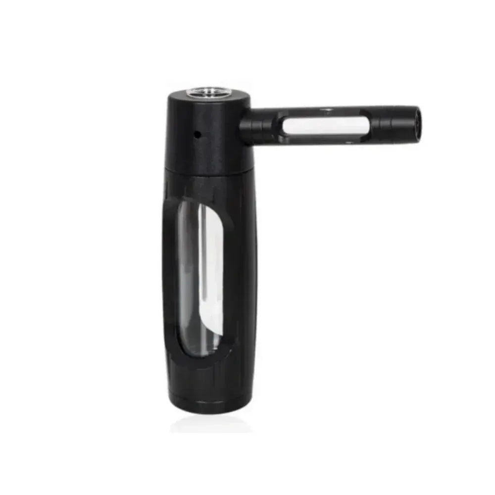 ZenSmoke Handheld Portable Smoking Pipe Hookah Set With Dry Burning Glass Tobacco Bowl And Cigarette Filters