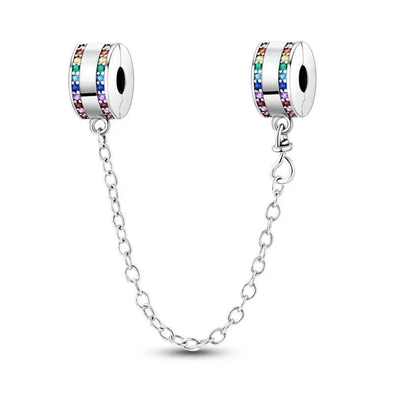 925 Silver Charms Beads for Pandora Style Bracelets Women Animal Charms in Blue Red Green Pink Yellow Gift