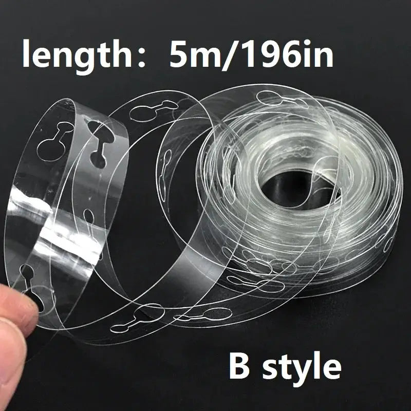 100 Pieces Per Roll Double Sided Removable Clear Stickers For Balloons And Party Decorations Christmas Wedding Birthday
