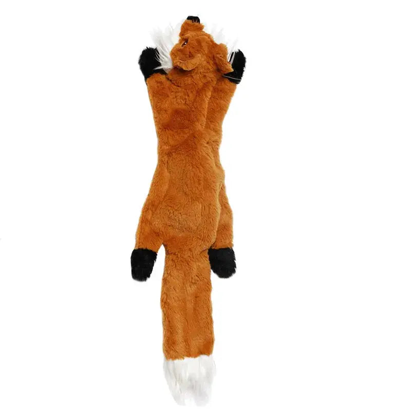 Interactive Plush Dinosaur Dog Toy for Small Dogs and Cats Durable Fleece Chew Toy