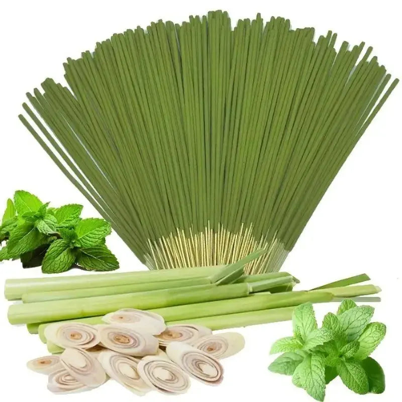 22cm Lemongrass Incense Sticks For Home And Office Odor Removal And Lasting Fragrance