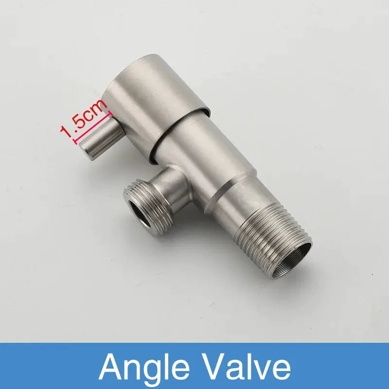 Angle valve Simples Market ULA stainless steel single cold water valve for bidet faucet anti-corrosion
