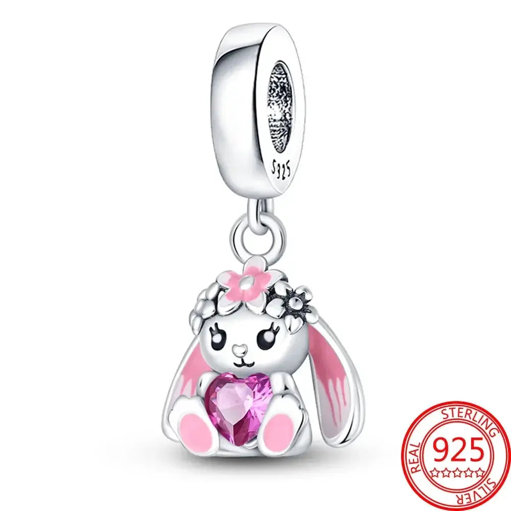 925 Sterling Silver Pendant Beads Carnivorous Plant Monster Charm Trendy Collection For Bracelet And Necklace Jewelry