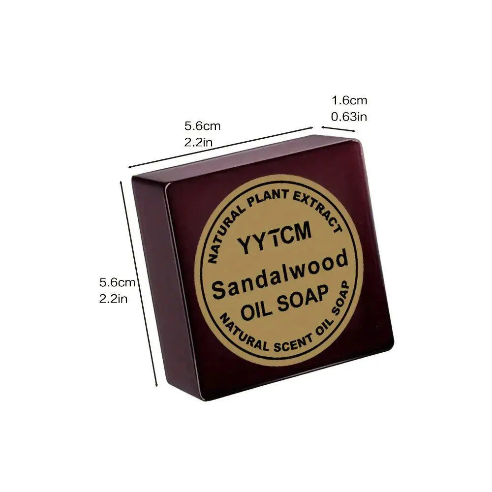 Premium Sandalwood Soap For Men With Long Lasting Light Fragrance For Bath Hand And Face Washing Gentle Skin Care Gift