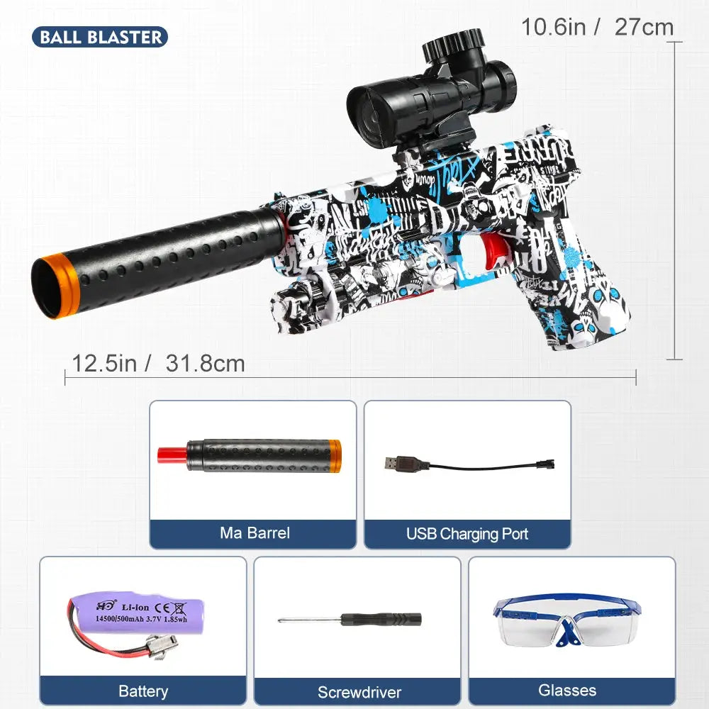 M416 Electric Blaster Gun Set High Precision Shooting Toy For Outdoor Play And Birthday Gift Ages 14 And Up