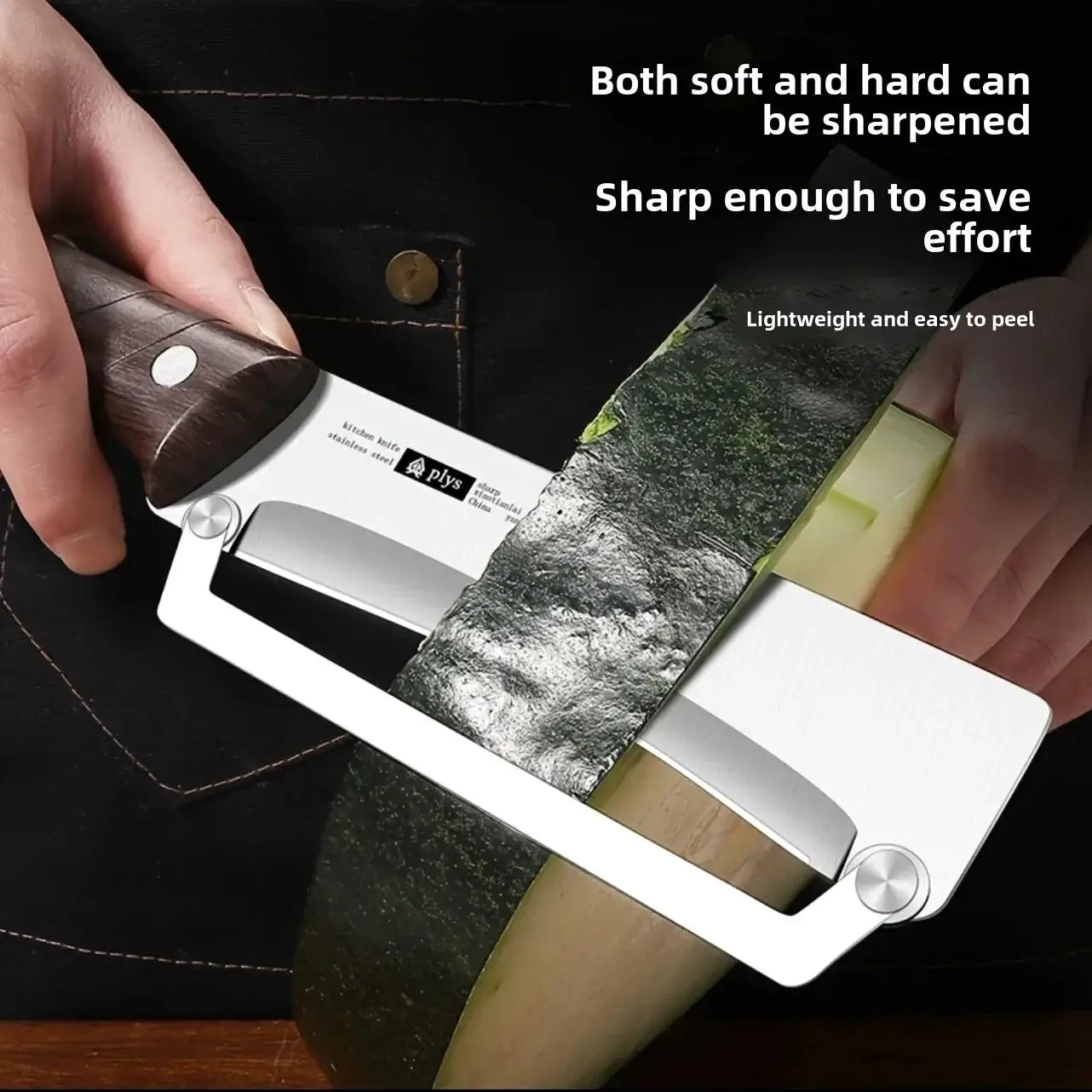 Stainless Steel Peeler With Wooden Handle For Peeling And Slicing Fruits And Vegetables Durable And Smooth Operation