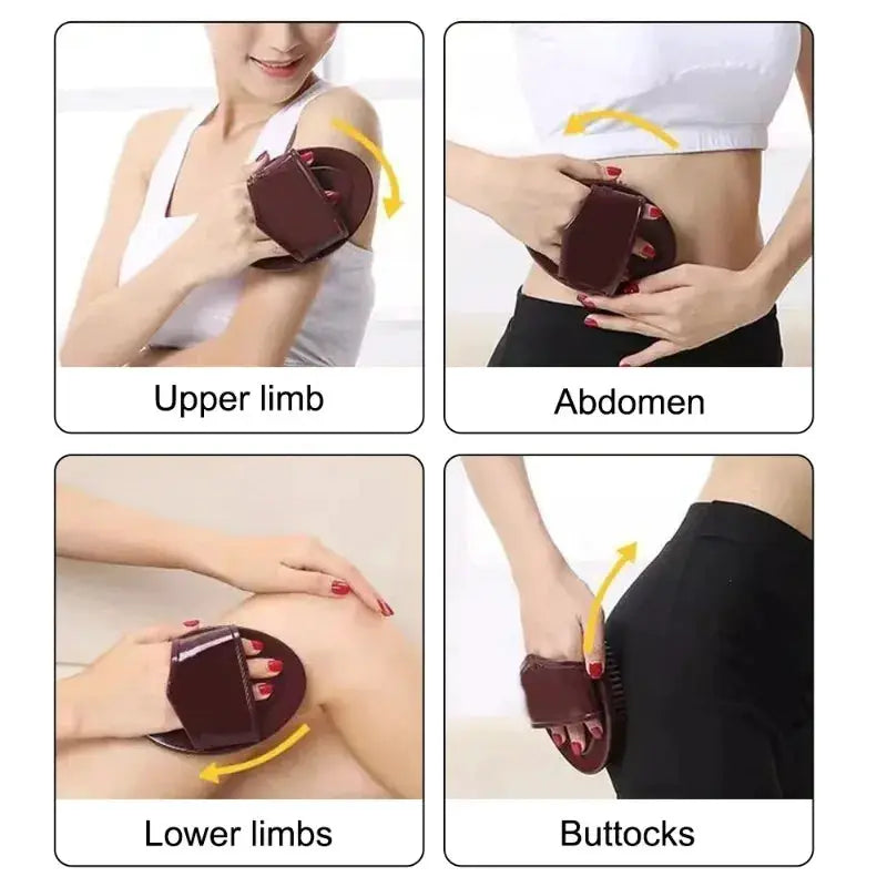 Universal Silicone Meridian Slimming Brush For Body And Leg Massage Five Elements Dredging Health Tool