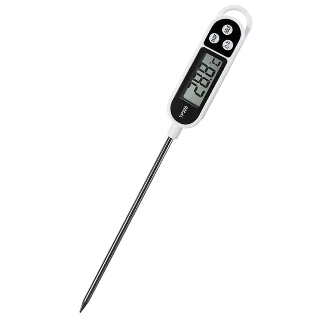 TP300 Electronic Food Thermometer Instant Read Digital Meat Thermometer LCD Display for Meat Cooking BBQ Milk