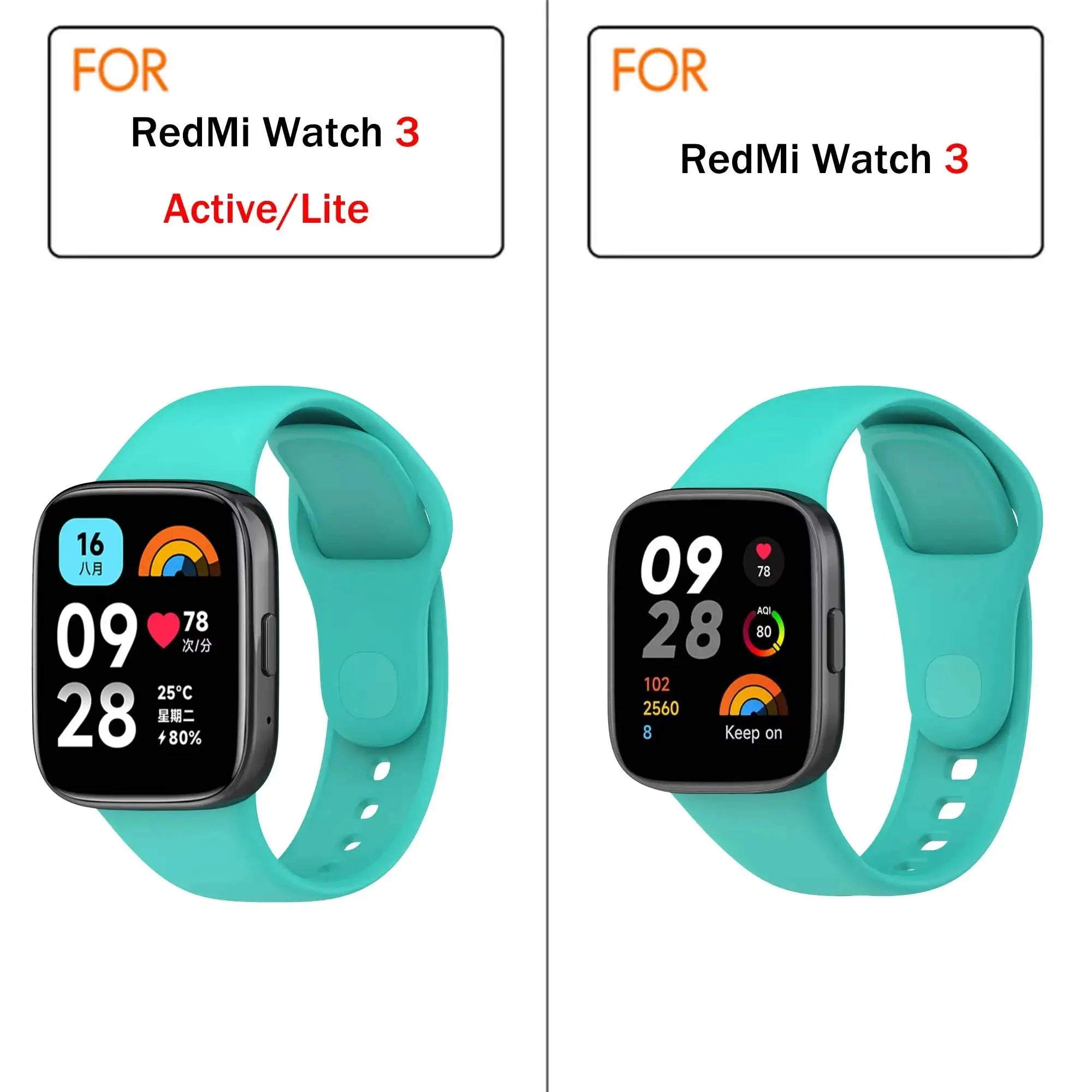 Silicone Strap+Case for Xiaomi Redmi Watch 3 Active band smartwatch Accessories Sport Bracelet For Redmi watch3 Active/Lite 2030
