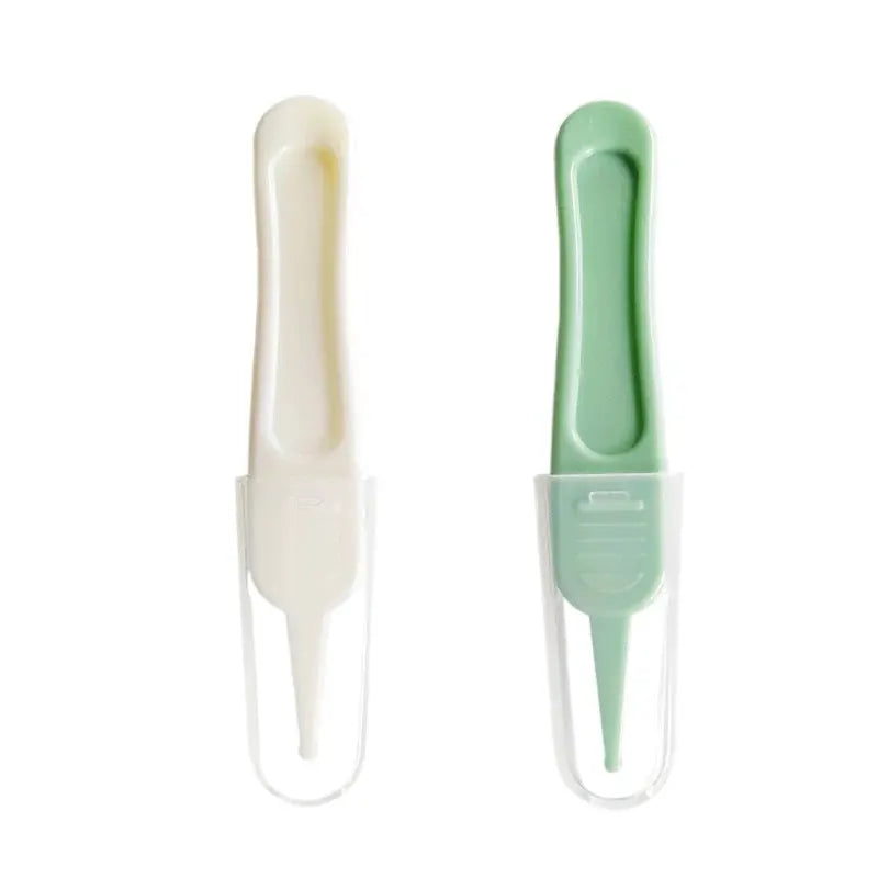 Baby Plastic Nose Cleaner Tweezers Safety Tool For Toddlers Nasal Cavity Care Supplies Baby Essentials