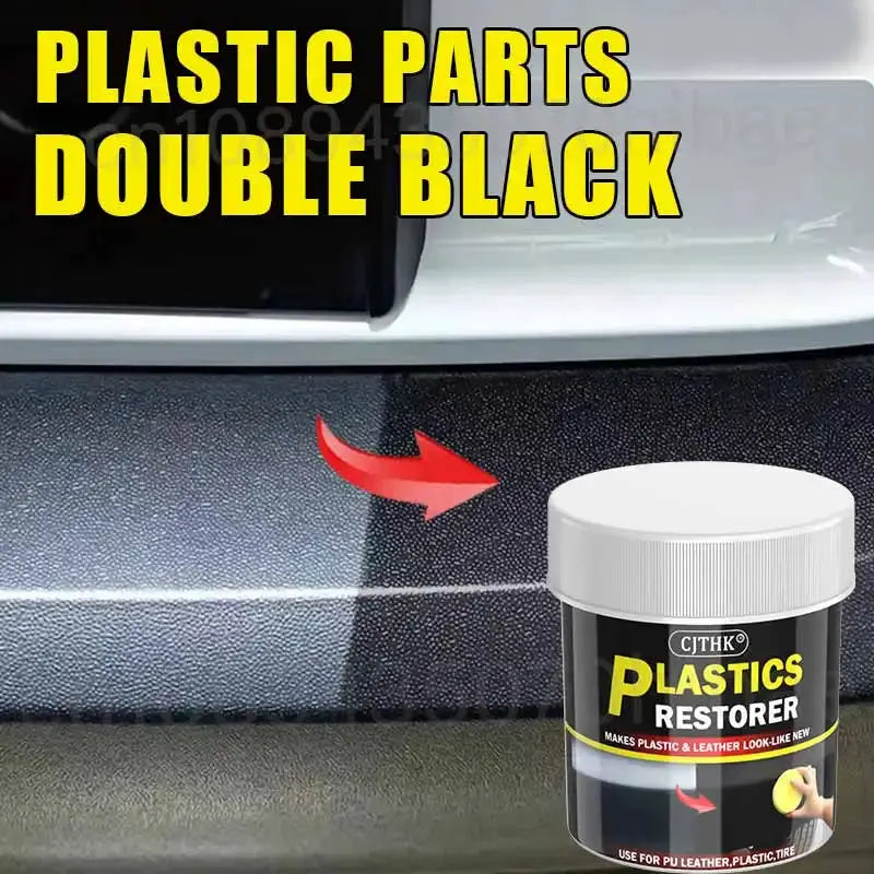 Car plastic restorer CJTHK Plastics Restorer jar; restores black plastic surfaces