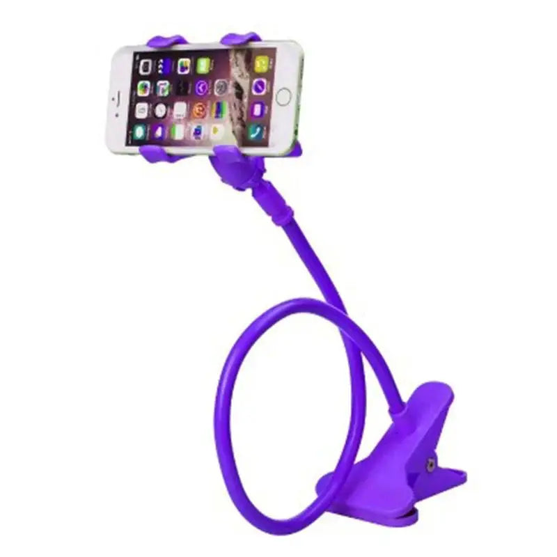 Universal Mobile Phone Holder With Flexible Gooseneck Clip For Bed Desktop Mounts And Hands Free Viewing