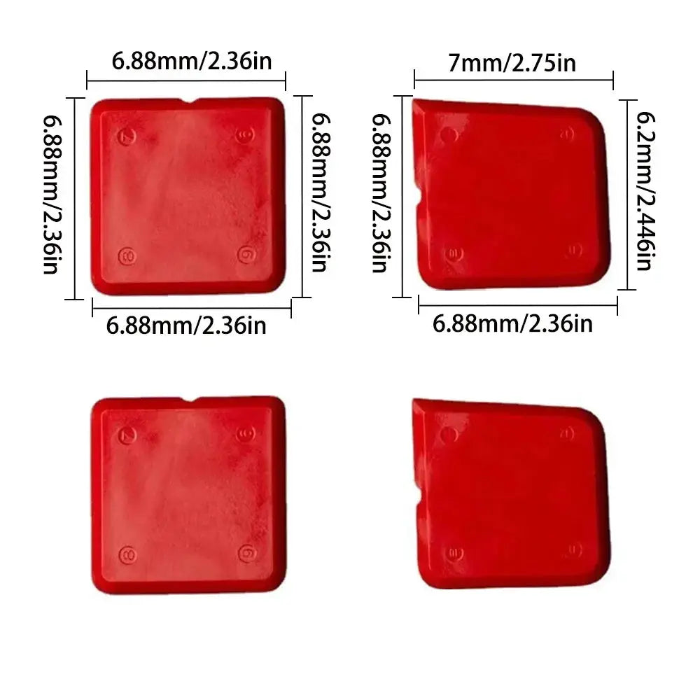 5-In-1 Silicone Scraper Squeegee Glue Remover Knife Caulking Tool Kit For Grout Crack Repair