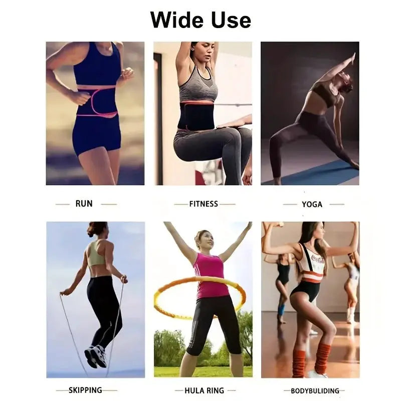 Sports Sweat Burst Waist Support Belt For Running And Training Abdominal Fat Burning Sauna Waist Trimmer