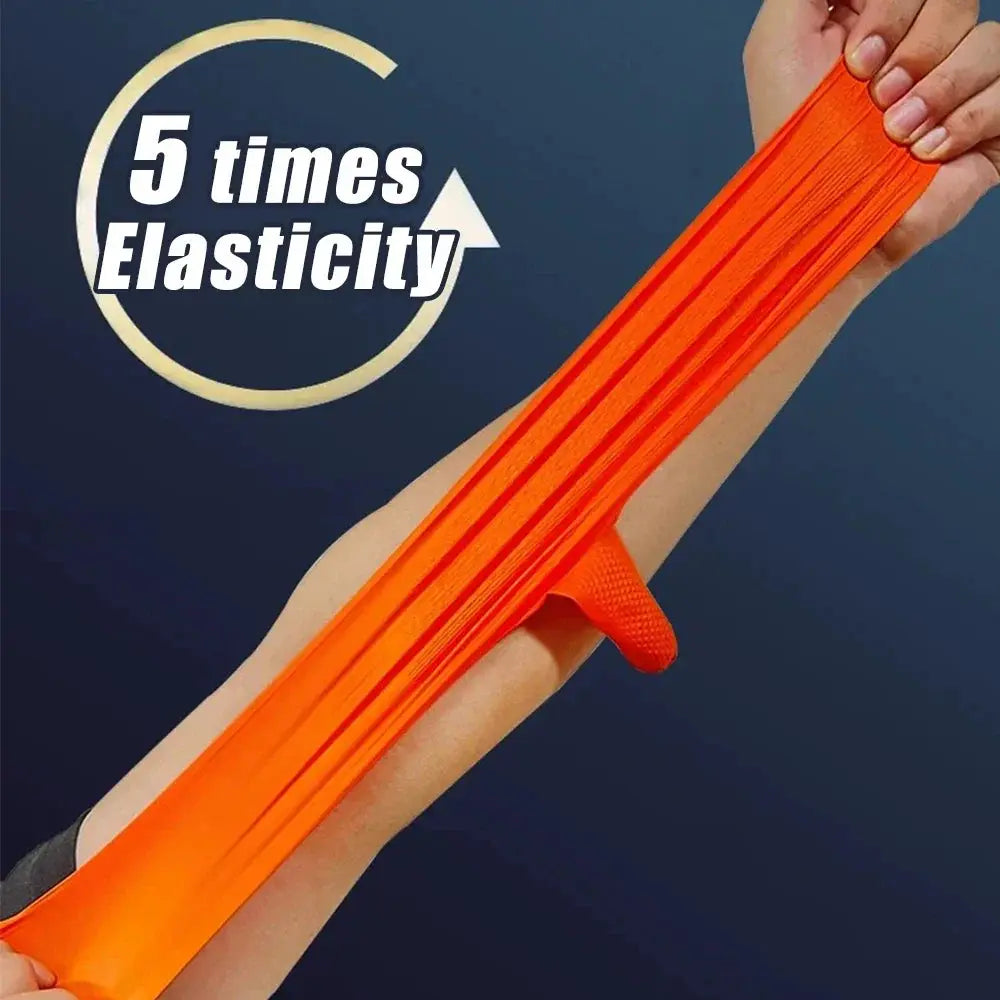 Heavy Duty Nitrile Gloves by Simples Market - 8Mil extra thick with textured grip