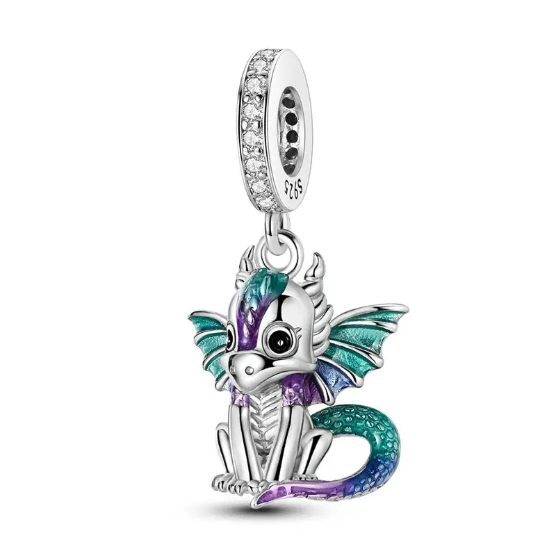 Original 925 Silver Charms Beads For Pendant Charm Bracelet Dangle For Women DIY Fine Jewelry Making Hot Sale