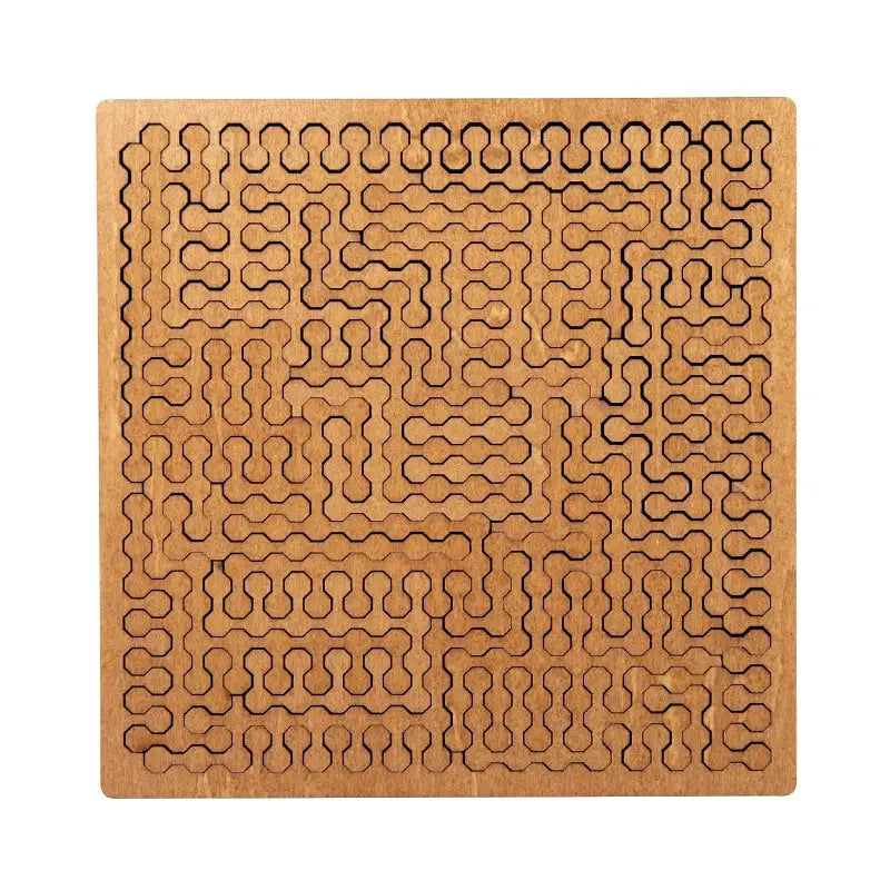 Impossible Wooden Puzzle For Adults Ten Level Eco Friendly Brain Teaser Jigsaw Tangram Board Game
