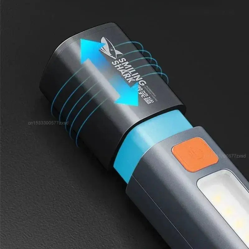 Mijia Outdoor Flashlight Rechargeable High Power Light With Adjustable Focus And Long Range Floodlight Side Lights