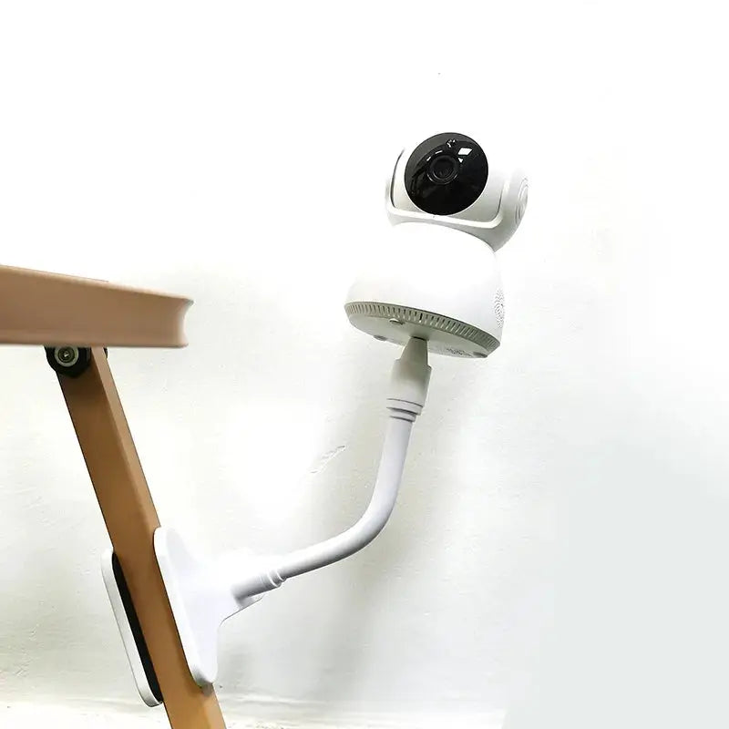 Portable Flexible Camera Clamp Mount With Clip For Baby Monitors Webcams And Security Cameras No Drill Punch Free