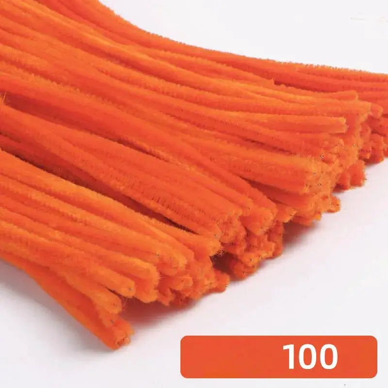 100 Count 30cm Chenille Stems Pipe Cleaners For Kids Crafts Educational Toys Colorful Bulk DIY Craft Supplies