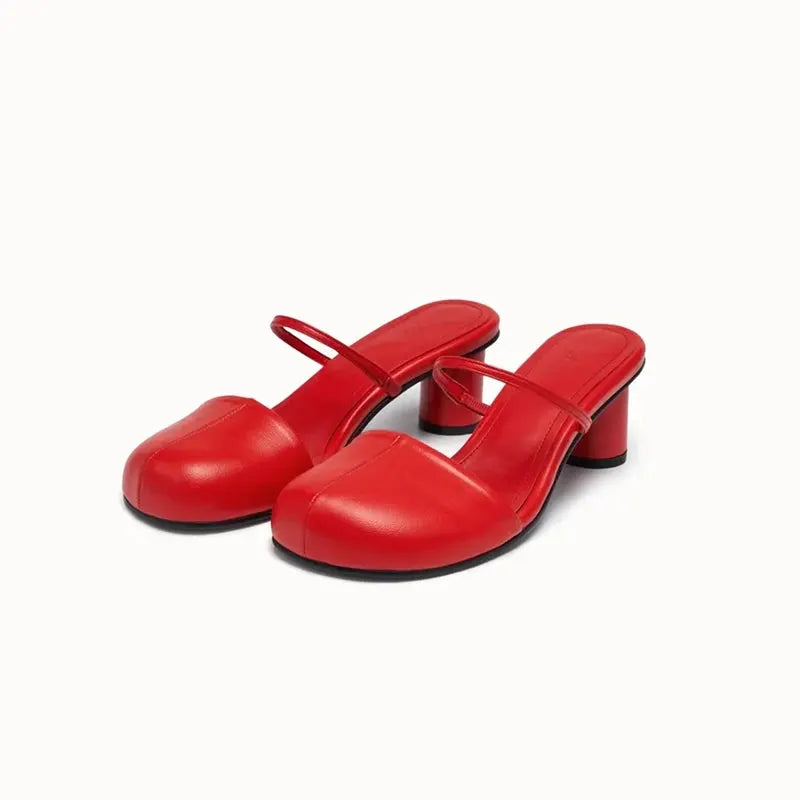 Women's Summer Mules Slippers Slip On Slingback Sandals Cover Toe For Outdoor Street Style And Comfort