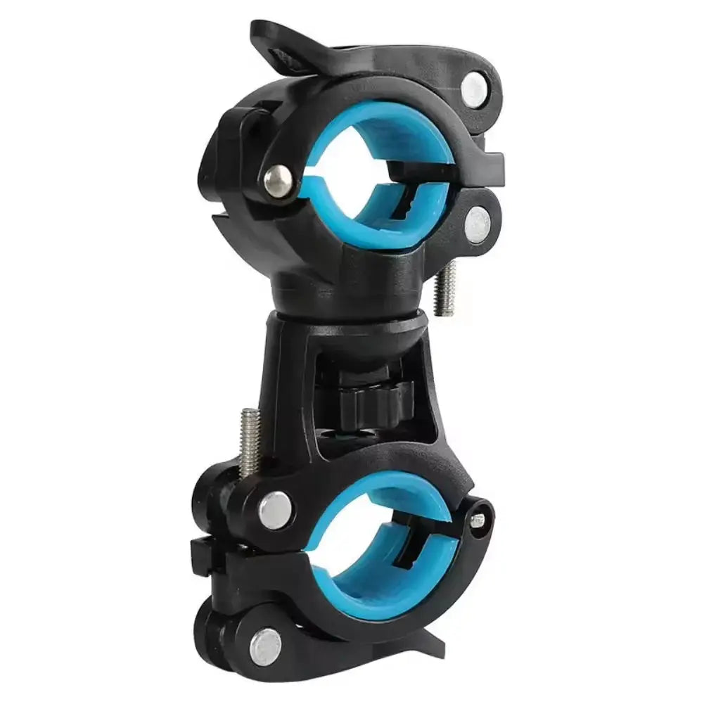 Bicycle Flashlight Holder For Mountain Bikes Night Riding Lamp Clip Secures Front Headlight