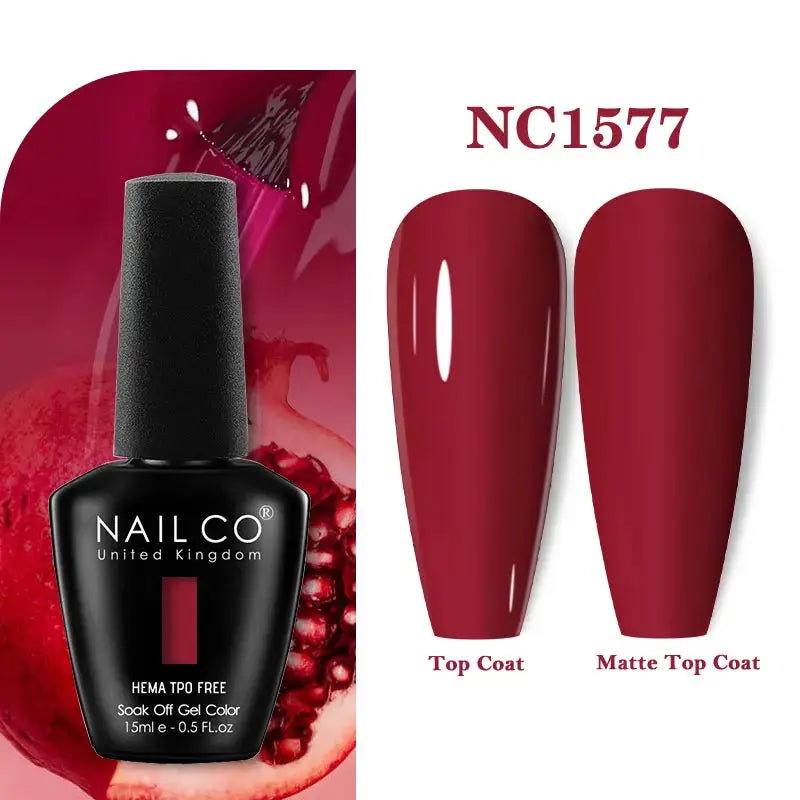 NAILCO 283 Colors Gel Nail Polish Kit Ultra Long Lasting UV Gel Varnish With 30 Day Shine