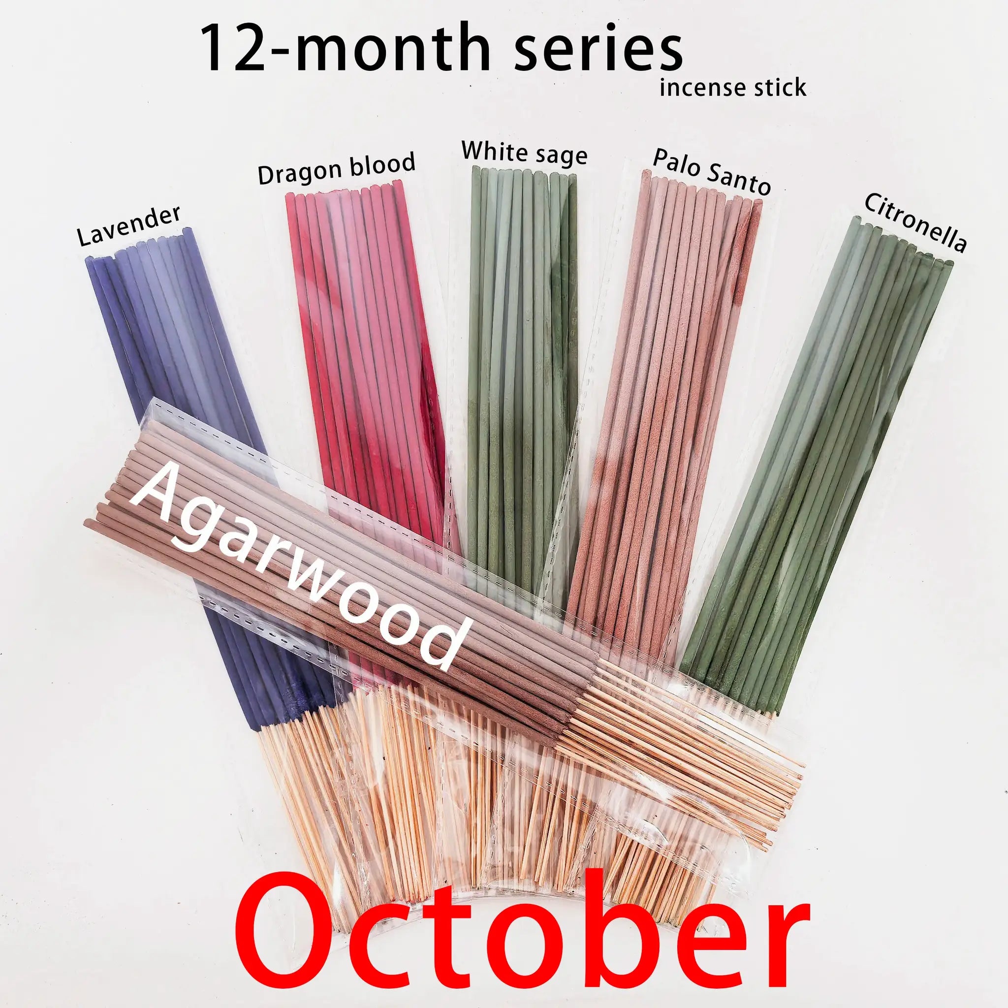 6 Sets Of 126 Incense Sticks Assorted Scents For Purification Meditation Yoga And Home Use Gift