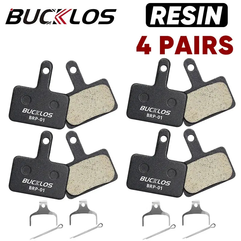 BUCKLOS Resin Disc Brake Pads For Shimano B01S B03S B05S Hydraulic MTB Wear Resistant