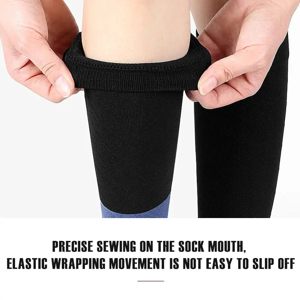 Compression Calf Sleeves For Men And Women 20 To 30 MmHg Footless Shin Splint Relief For Running Cycling