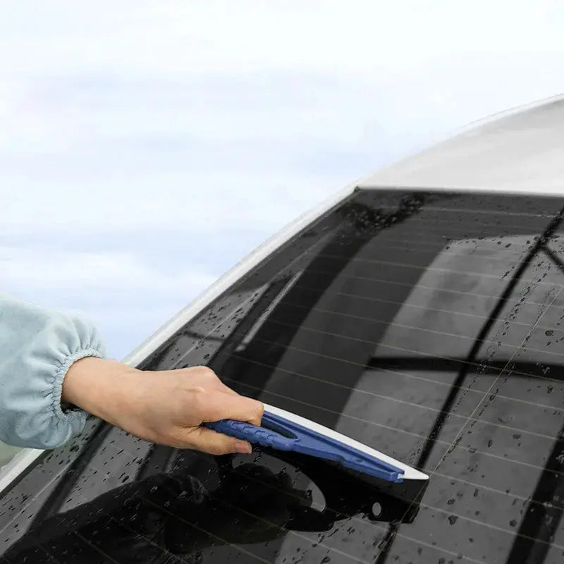 Non Scratch Soft Silicone Squeegee Tools For Car Window Wrap Cleaning Water Wiper Drying Blade Scraper