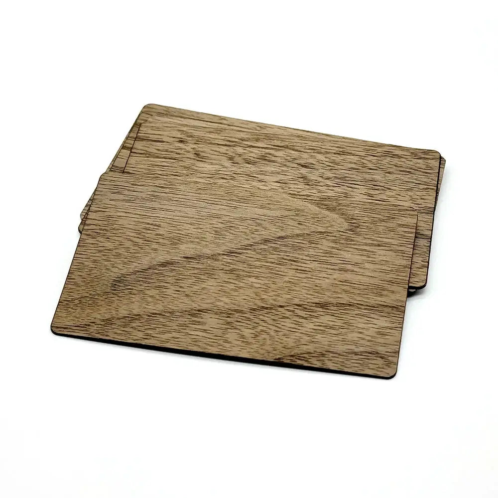 5-pack wooden RFID M1 S50 F08 smart cards, 1K EV1, 14443A