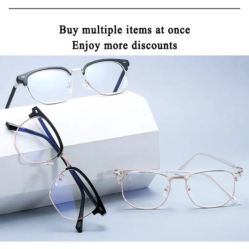 XJiea 2024 Photochromic Anti Blue Light Glasses Reducing Eye Strain For Office And Computer Use Unisex Eyewear