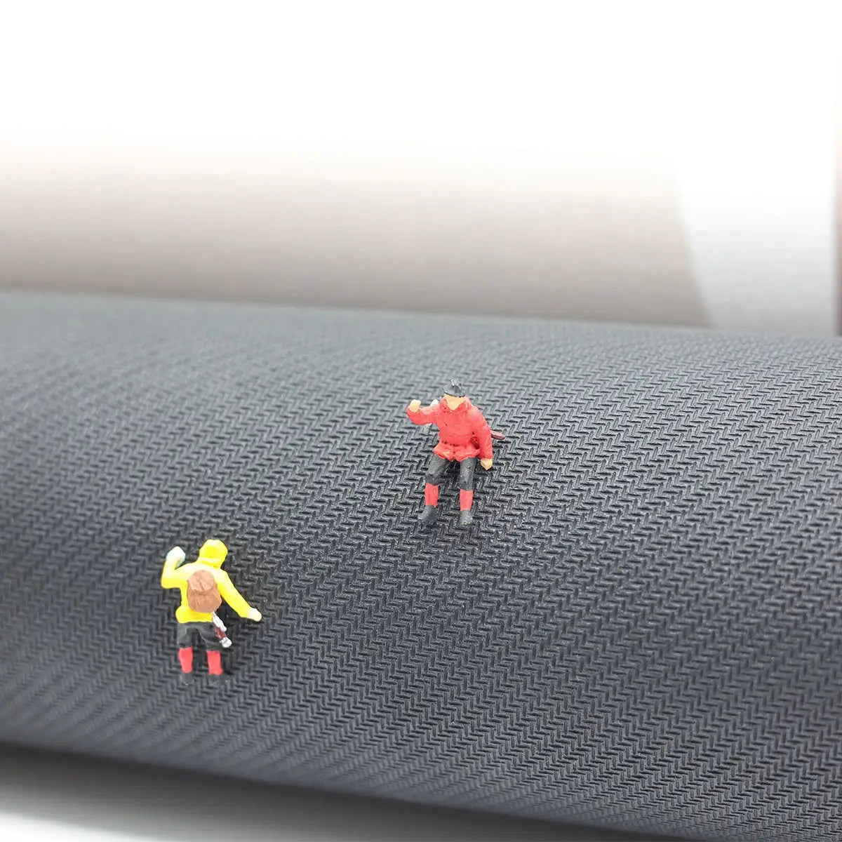Diatomite door mat, black; anti-slip, waterproof, dirt-resistant.