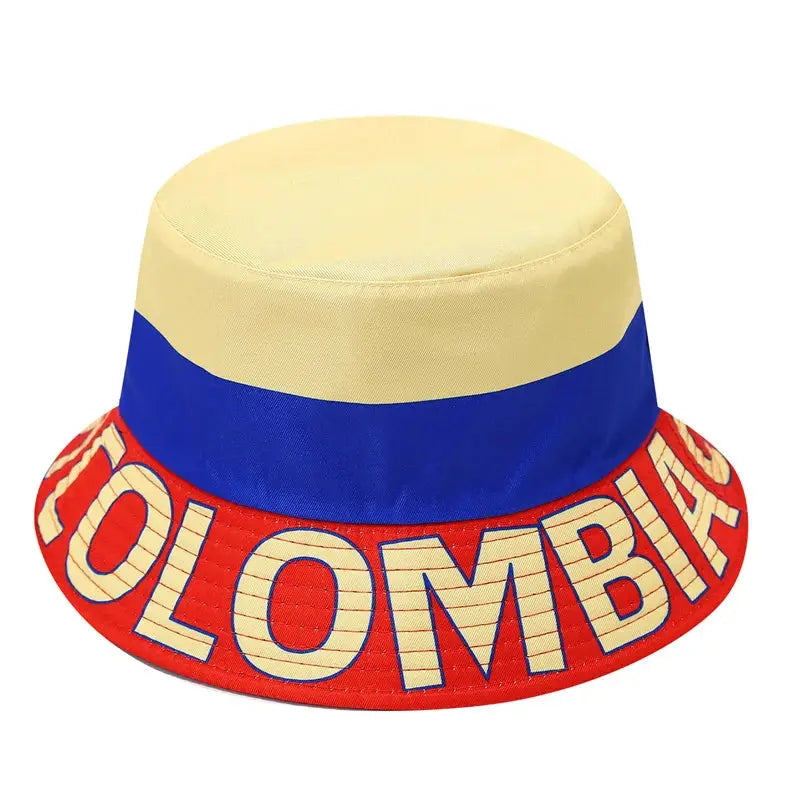 National Flags Reversible Bucket Hat For Men Women Football Fans