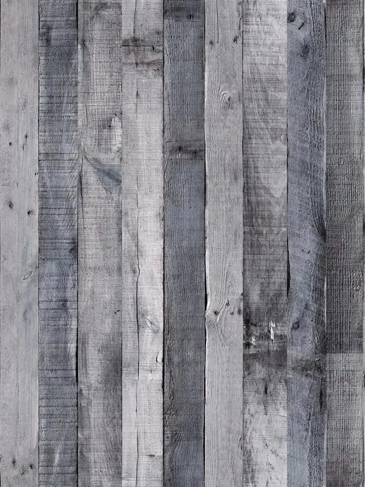Retro Wood Peel And Stick Vinyl Wallpaper Self Adhesive Waterproof Removable Wood Plank Wall Covering