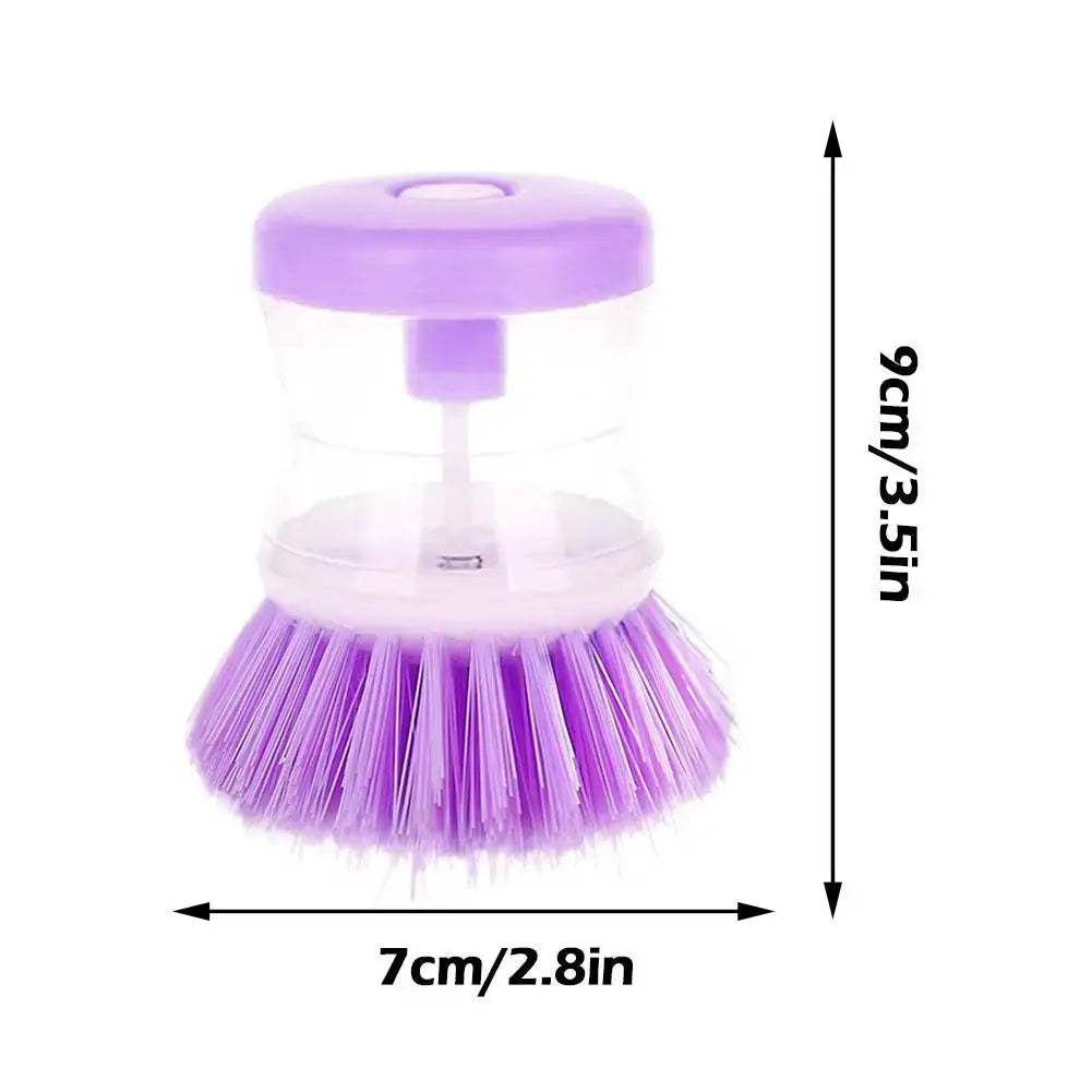 Astronaut Themed Dish Brush With Automatic Soap Dispenser For Kitchen Pots Utensils Cleaning