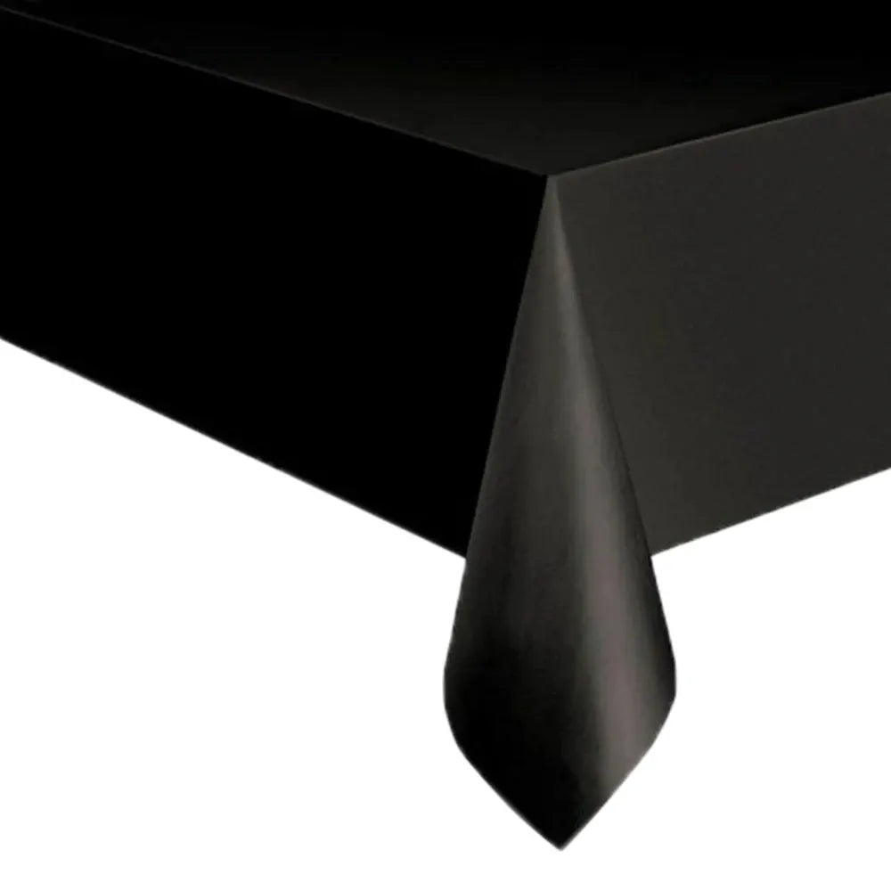 Plastic Disposable Table Cover 137x183cm Waterproof Rectangle For Birthday Parties Weddings Christmas New Year Events