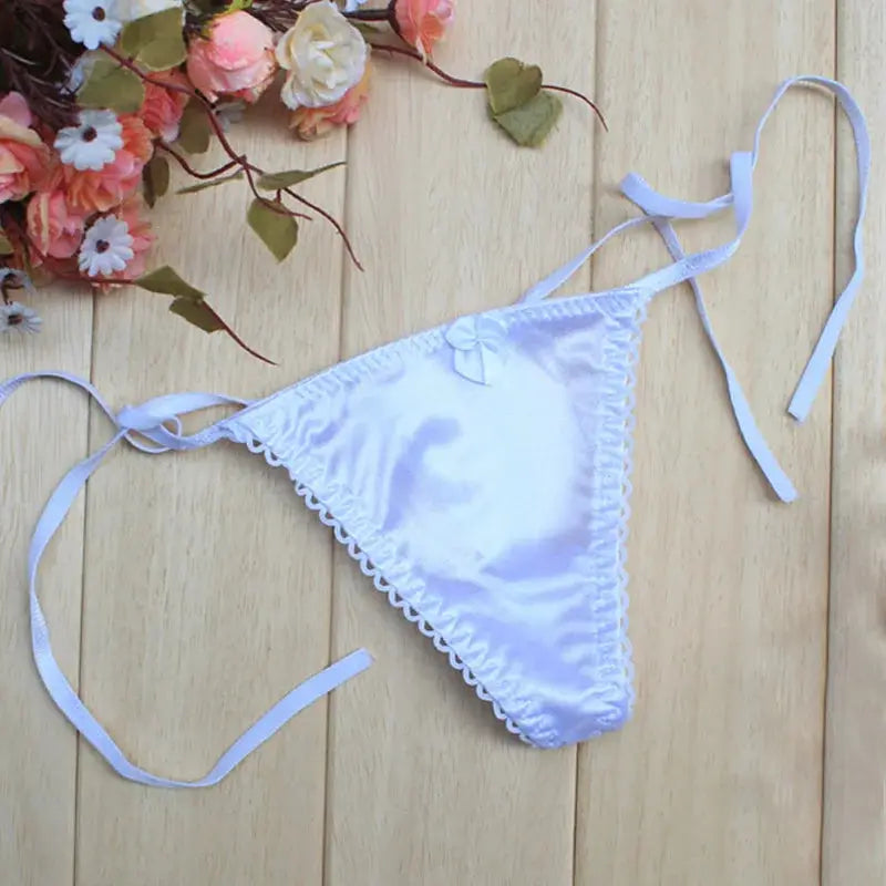 Silk Lace G String Thong Ultra Soft Elastic Lace Low Waist Comfort Perfect Seductive Fit