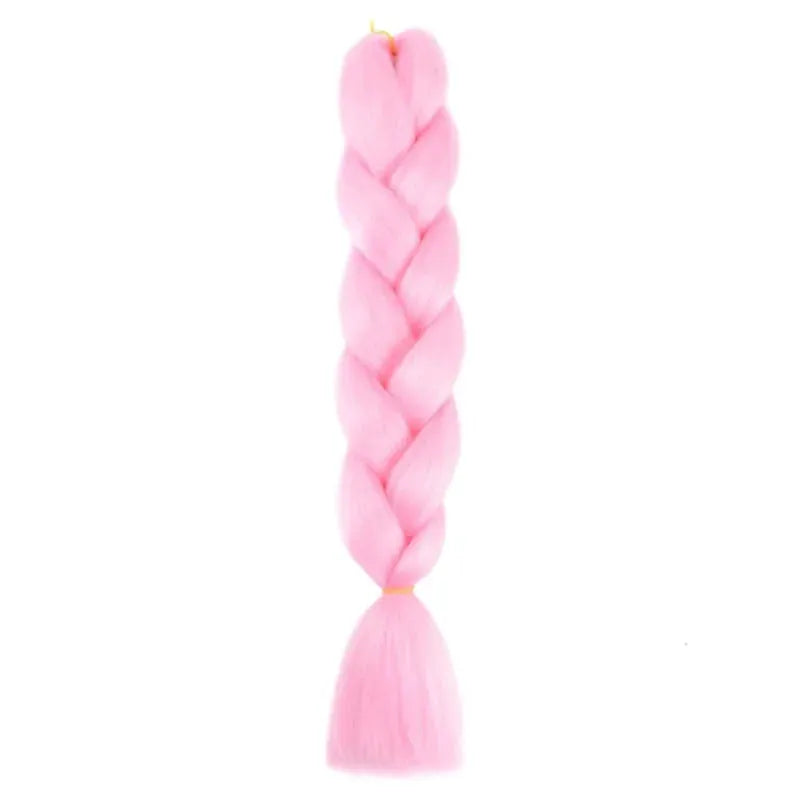 24 Inch Synthetic Long Box Braiding Hair Extensions Yaki Straight Texture For Women Dreadlocks