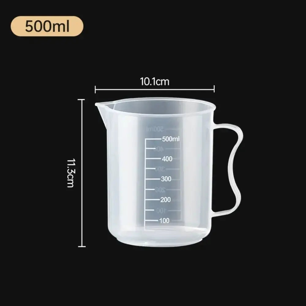 100 To 5000ml Thickened Plastic Measuring Cup With Clear Scale Food Grade Beaker For Kitchen And Lab Use