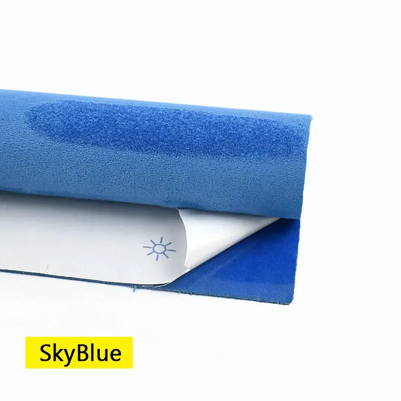 Simples Market SkyBlue synthetic leather self-adhesive suede fabric roll for car interior trims