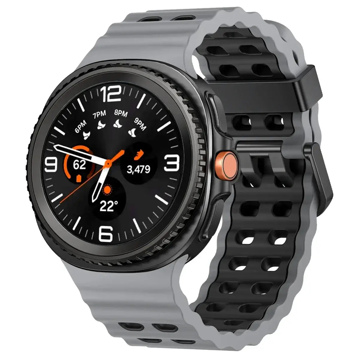 Silicone strap for Samsung Galaxy Watch 8/8 Classic Sport breathable wristband For Galaxy Watch 8 40/44mm Two-Tone silicone band