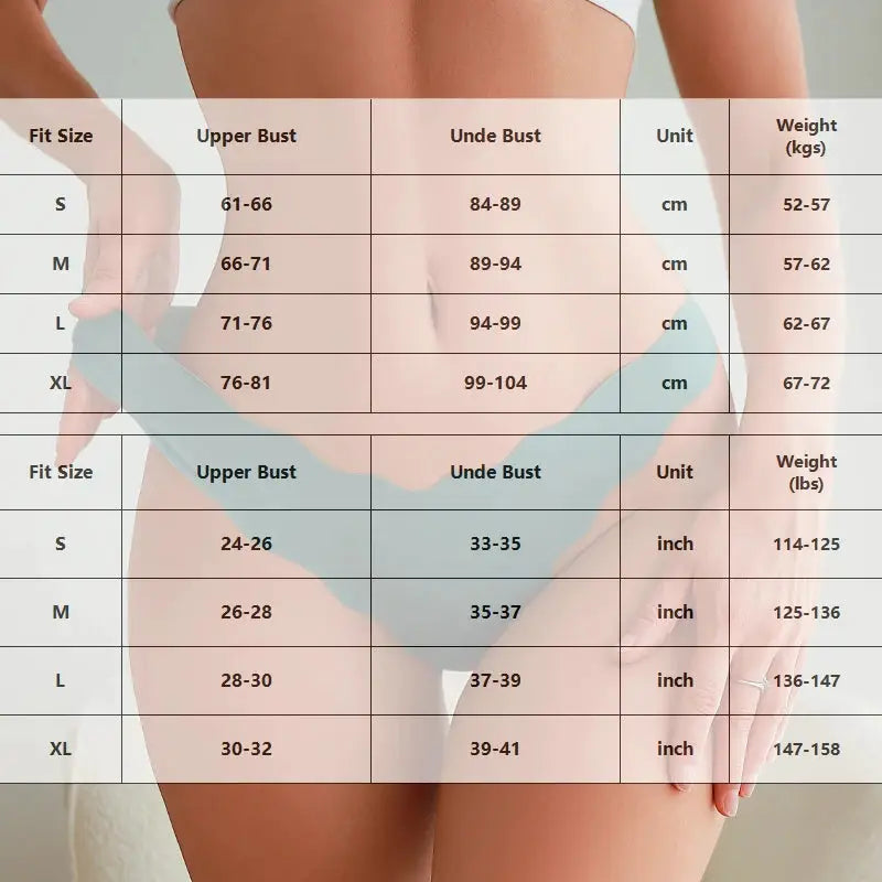 Simples Market 4pc seamless women’s underwear set; blue low-rise thong (T-back) with ultra-soft breathable fabric